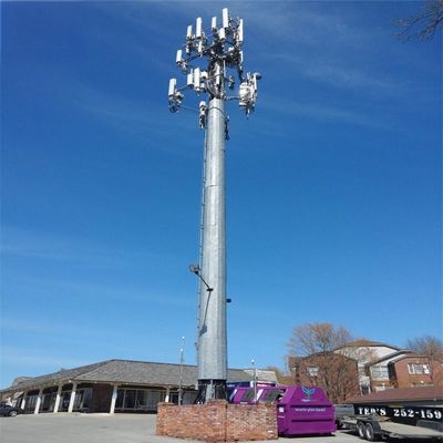 鉄 20m GSM モノポールの鉄塔 通信塔 販売 Q345B/A572
