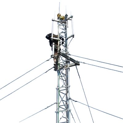 30M 55M 85M ワイヤー3本 鉄筋鋼 5G Wifi Isp インターネット マイクロ波通信信号 マスト