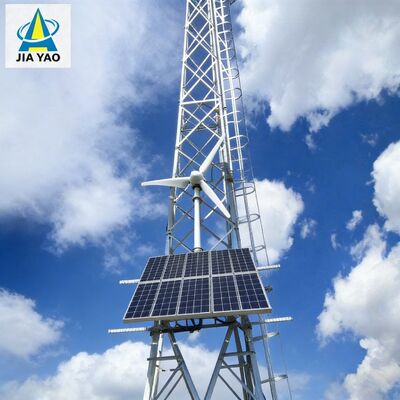 風力発電所ソーラーパーク監視用の再生可能エネルギー対応通信塔