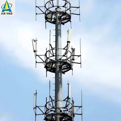 都市密集地域5Gカバレッジのための26Mモジュラー設計モノポールタワー