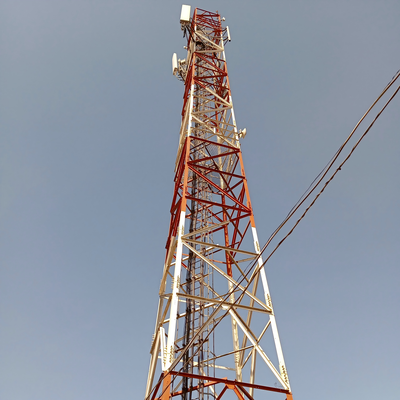 35M Corrosion Proof 4 Legged Antenna Tower Iso Certified For Public Square