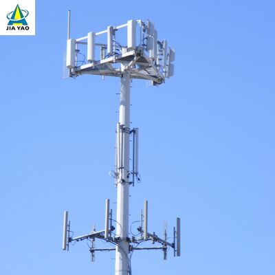 12 22 32 メートルのビジネス パークの電気通信の展開のための洗練されたデザインのモノポール アンテナ タワー