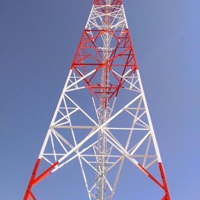 ホットディップ セルフサポートする電波塔 5km Wifi GSM 携帯電話 衛星 マイクロウェーブ 電波塔