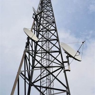 ホットディップ セルフサポートする電波塔 5km Wifi GSM 携帯電話 衛星 マイクロウェーブ 電波塔