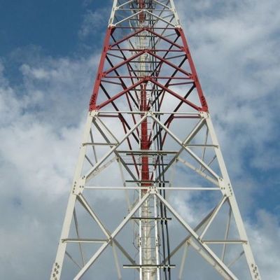 ホットディップ セルフサポートする電波塔 5km Wifi GSM 携帯電話 衛星 マイクロウェーブ 電波塔