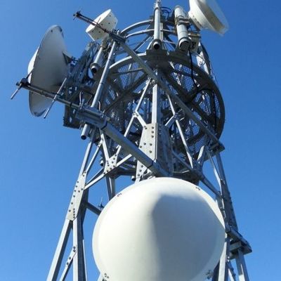 ホットディップ セルフサポートする電波塔 5km Wifi GSM 携帯電話 衛星 マイクロウェーブ 電波塔