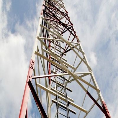 5km 10km 20km Wifi 送信機と受信機 角型格子鋼塔 マイクロ波無線サポート