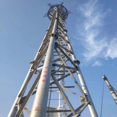 10 - 60M ガルバネス管材鉄塔 Wifi信号 Bts テレビ 3本足管材鉄塔