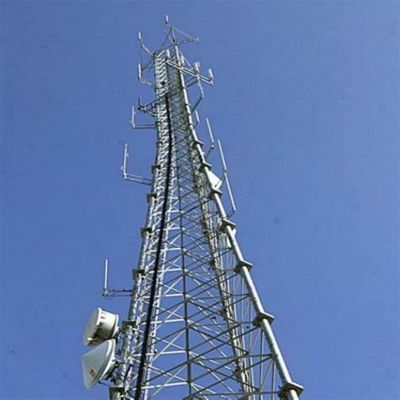 10 - 60M ガルバネス管材鉄塔 Wifi信号 Bts テレビ 3本足管材鉄塔