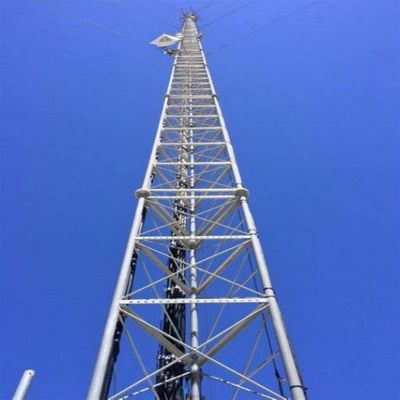 10 - 60M ガルバネス管材鉄塔 Wifi信号 Bts テレビ 3本足管材鉄塔