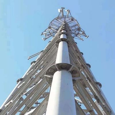 30m パイプWiFi 3脚チューブル鋼塔 格子 無縫マスト マイクロ波通信 アンテナ塔
