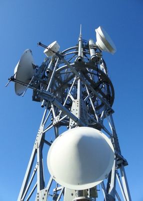プロの図面 三角型アンテナ塔 ラドーム材料 通信 網格式 鉄塔