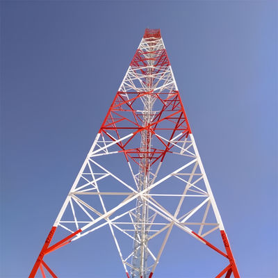 通信 3本足の鋼鉄トランスミッションタワー 20m 設計 3本足のタワー