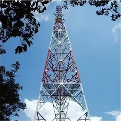 45 メートルアングル スチール格子 自立アンテナタワー プロバイダー 4g 5gタワー