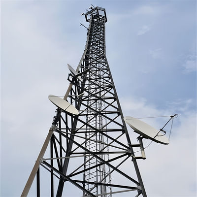 30~80m電圧電信マスト 3本足の角型鉄塔