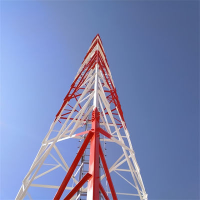 40メートルシェルター通信塔 3脚角型鉄管塔