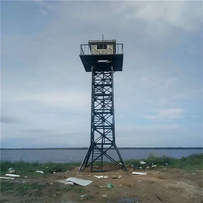 格子型角型鋼筋プラットフォーム 警備塔 山林展望 火災監視塔