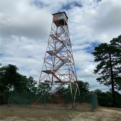 プリファブリック セキュリティ ウォッチ 塔 鋼鉄構造 AR500 / Q355 警備 屋敷 プラットフォーム 監視塔