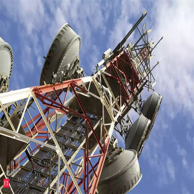 5GネットワークWiFiアンテナベースステーション 自立アンテナタワー 4脚セルラー屋外テレビタワー