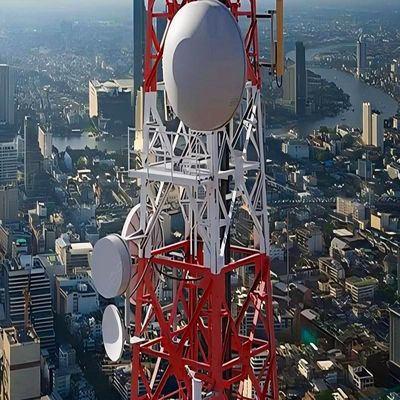 20 40 60 80 100 m テレコム シェルター デザイン 角度 格子 鋼鉄 ラジオ アンテナ 4G 無線機器 通信塔