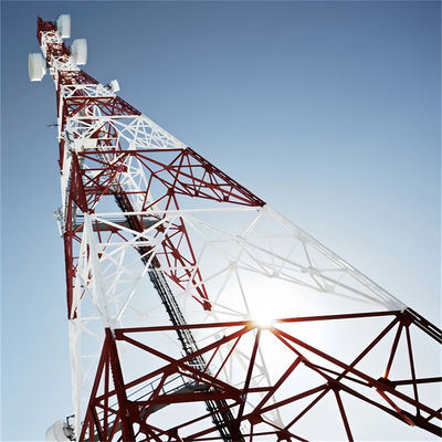 Wifiトランスミッター 自立アンテナ塔 太陽光発電 鋼衛星 4脚 鋼鉄タワー