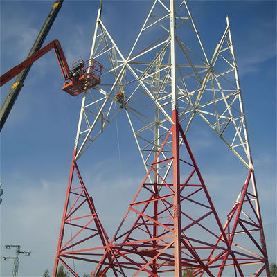 25 35 45 55 60 m 自立基地 ラジオ伝送柱 Wifi受信機 鉄電 通信 4本足の通信塔