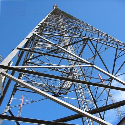 60m 4 Leg セルフスタンドアンテナ塔 角 放送 マイクロ波ラジオ 最高通信塔