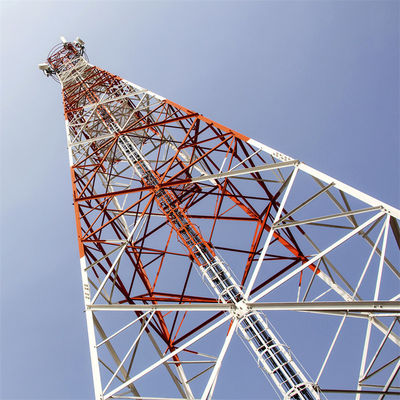 メーカー 4脚の鋼筋ピロン 5km Wifi 送信機と受信機 角格子 微波無線サポート ラジオタワー