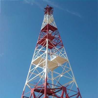 鉄格子塔 テレコム 衛星電話 携帯電話 携帯電話 サイト 4 脚の携帯電話塔