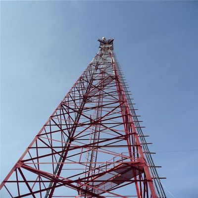 鉄格子塔 テレコム 衛星電話 携帯電話 携帯電話 サイト 4 脚の携帯電話塔