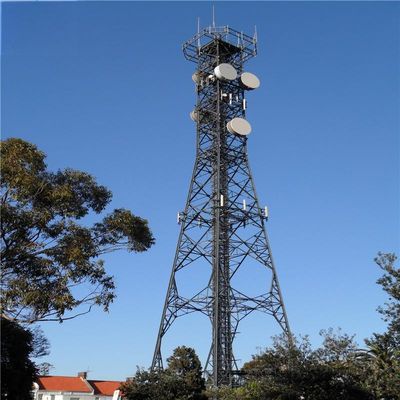 50m スチール 太陽光電源 テレビ 衛星 マイクロ波網塔 マスト 50km インターネット信号 ラジオ 通信塔