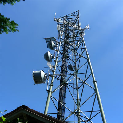 自立式ホットディープ デジタルテレビ受信機 セル ラジオ 電気通信 ワイファイ アンテナ 三角型鉄筋塔