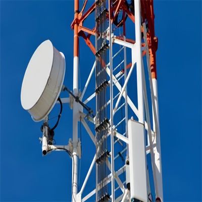 テレコムアンテナ GSMWiFiネットワーク 自立セルタワー 3脚チューブルセルラーマイクロ波通信タワー