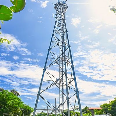 鉄格子5GWiFi通信チューブルアンテナ塔 3脚