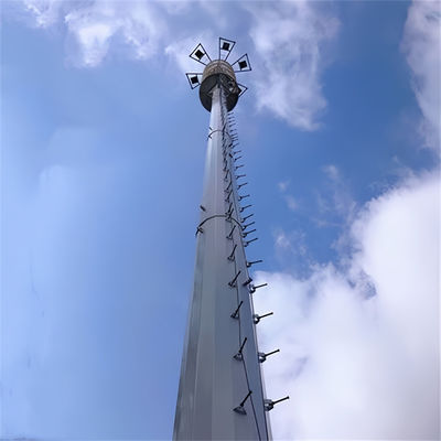 4g 5g ワイヤレスマイクロ波 モノポール 通信塔 フランゲル 5m 12m 36m 45m 55m メートル