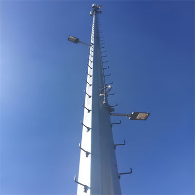 OEM 鋼鉄自立モノポール アンテナ塔 マスト GSM 5G通信チューブ塔ポール