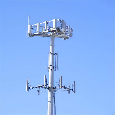 ISO 1461 重用モノポール アンテナタワー テレコム 屋根 屋根 モノポール 柱塔