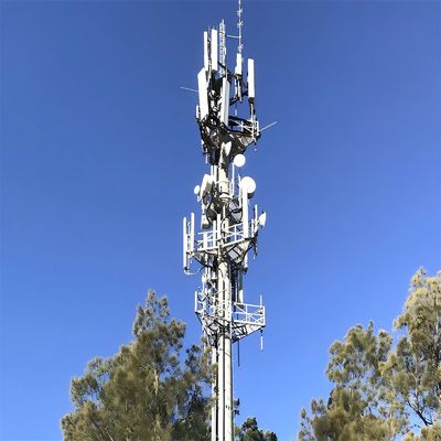 パーソナライズされたプロフェッショナルWiFi長距離作業プラットフォーム マイクロ波自立モノポールアンテナタワー