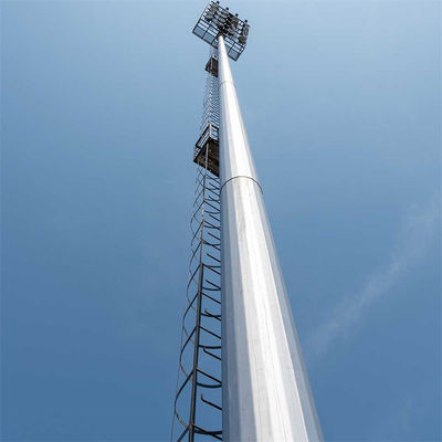 高品質 20m 30m 45m 50m 通信 アンテナ ポール 5G セル信号 基地局 モノポール 鋼鉄 通信塔