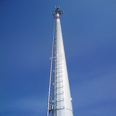 高品質 20m 30m 45m 50m 通信 アンテナ ポール 5G セル信号 基地局 モノポール 鋼鉄 通信塔