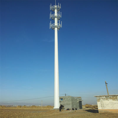 高品質 20m 30m 45m 50m 通信 アンテナ ポール 5G セル信号 基地局 モノポール 鋼鉄 通信塔