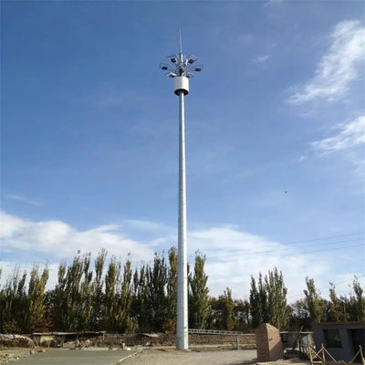 30m 通信 モノポールのアンテナ塔 ASTM A123 Q345B/A572