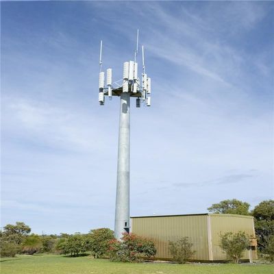 30m 35m 40m ガルバニズム 4g / 5g セル サイト モノポール 携帯電話 信号塔 マイクロウェーブ