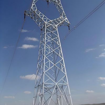 33KV~110KV 電源伝送塔 角 鉄塔 風速30~180km/h
