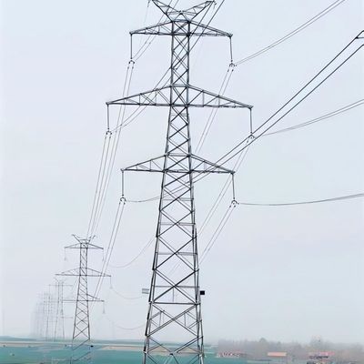 35kv ダブル・サーキット ピロンの電源 電動トランスミッション塔 鉄鋼電熱金属モノポール塔
