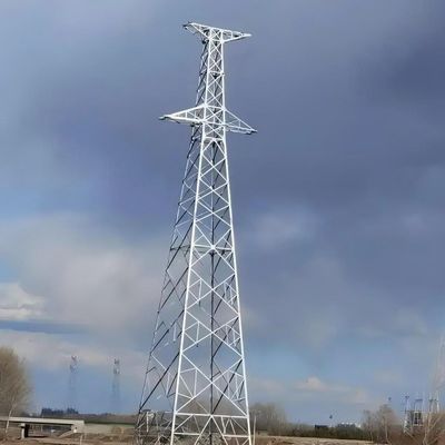 110 Kv 塔 振動式 フレンジ型 大電線 塔 単管送電線 モノポール 塔