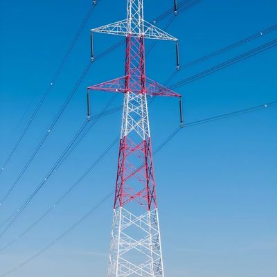 110 Kv 塔 振動式 フレンジ型 大電線 塔 単管送電線 モノポール 塔