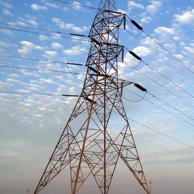 133KV電磁電源送電塔 鉄柱管塔