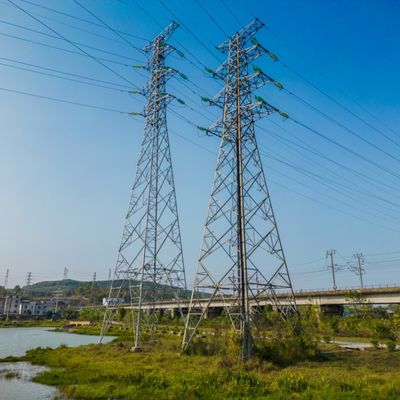 ダイプ 鋼鉄 電気 電力 送電塔 鉄格子 鉄塔