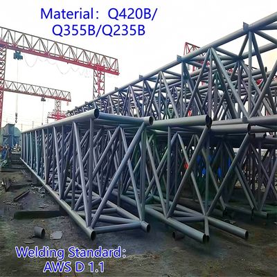 三管式通信タワー 炭素鋼 33m LTE信号 地方 風力抵抗